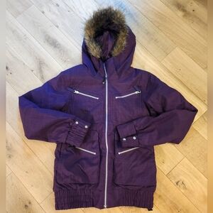 Womens Burton Snowboard Jacket Fur Hood